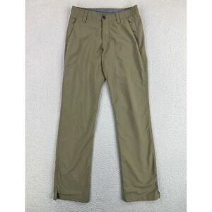 Under Armour Pants Mens 30x32 Beige Match Play Stretch Golf Performance
